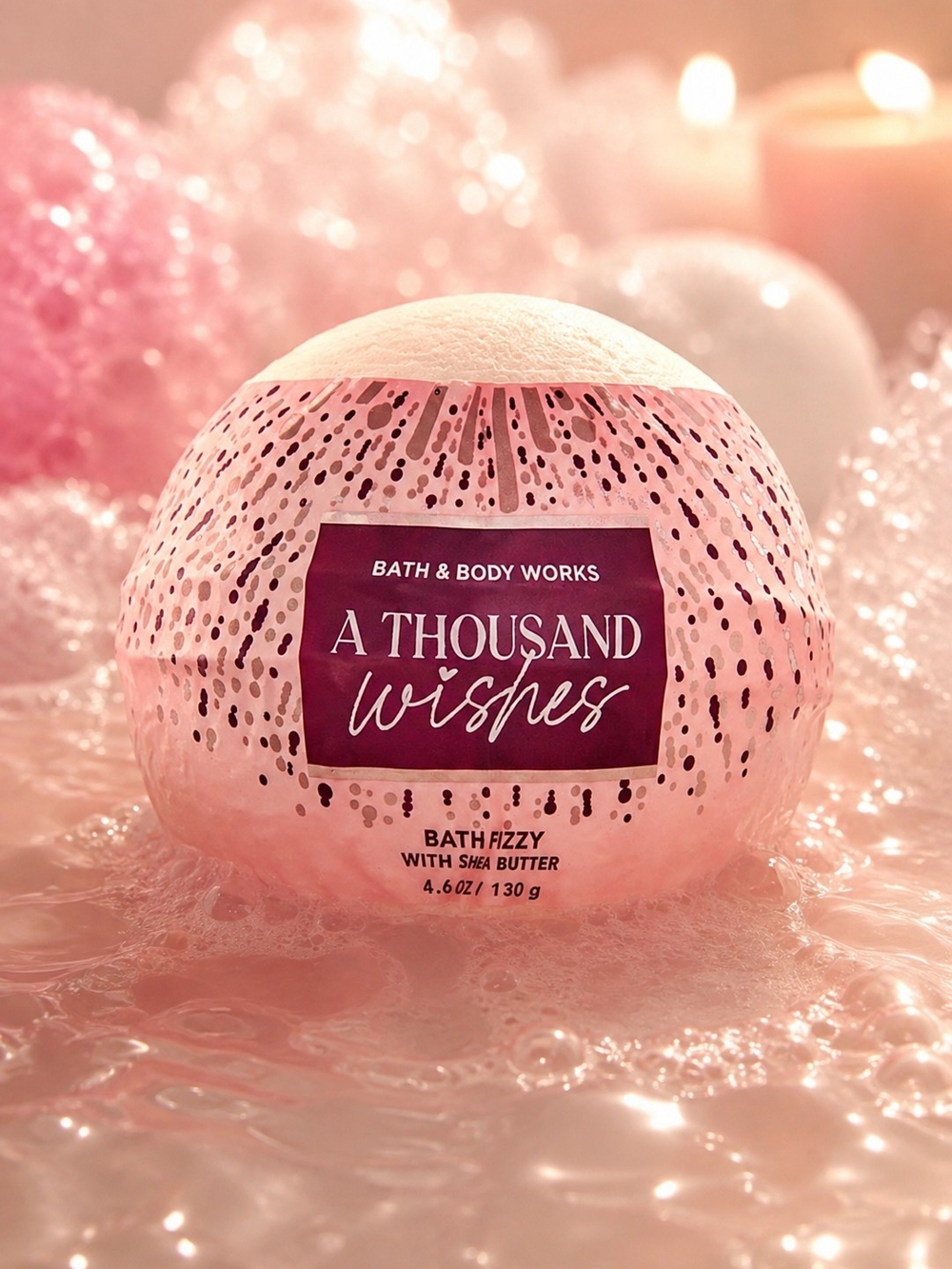 Bath & Body Works A Thousand Wishes Bath Fizzy - Pink
